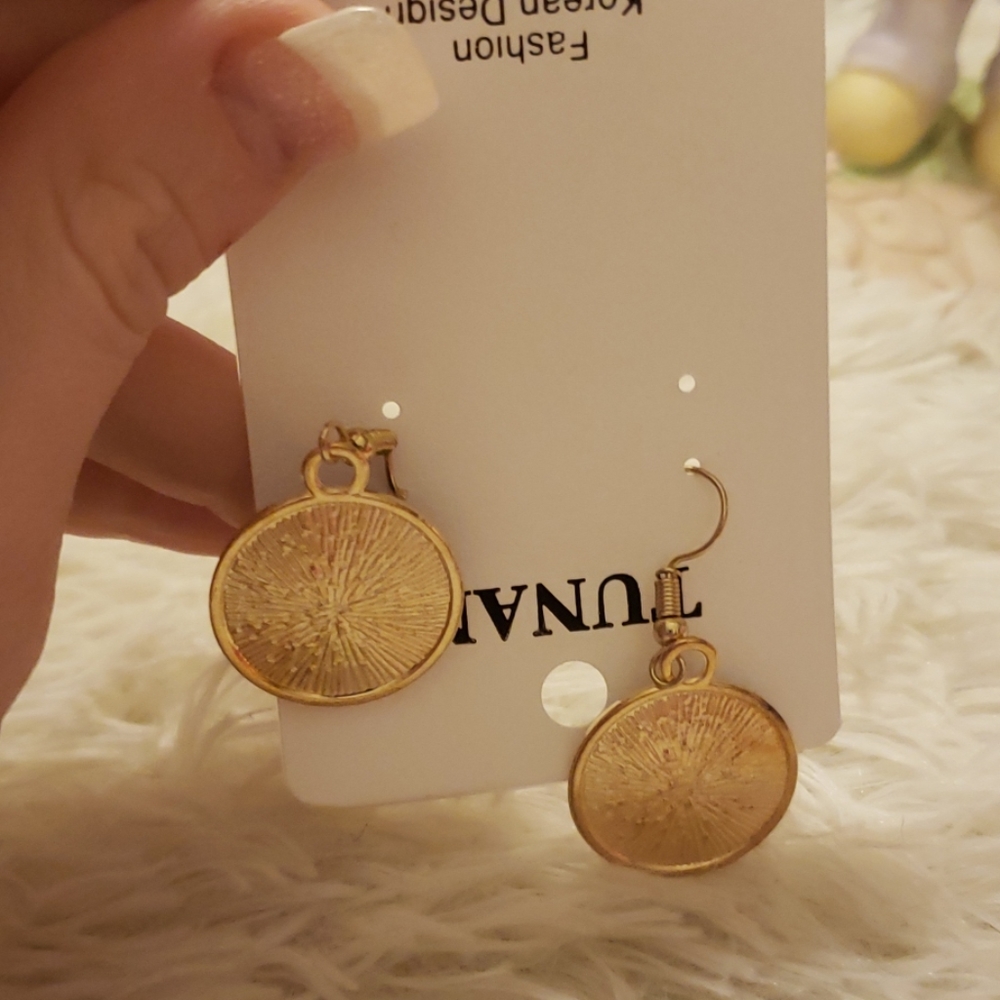 Moon blue universe star dangle earrings 2/20$ - Picture 4 of 5